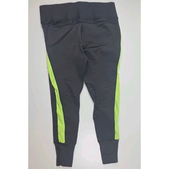 Two TuffRider Women's Marathon Tights Pants Equestrian Riding XL Large Dark Gray - Picture 4 of 12